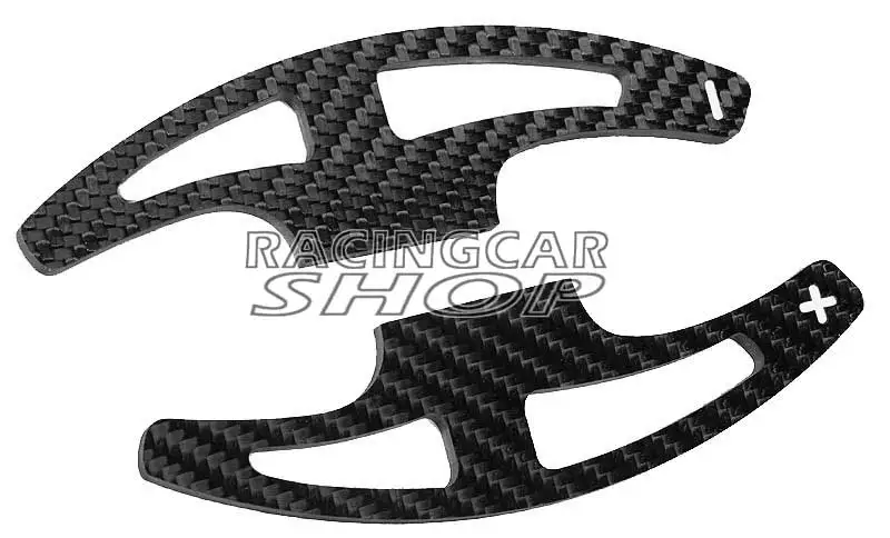 Реальные карбоновые волокна сдвиг весло переключения весла 1 пара для BMW E9X M3 E90 E92