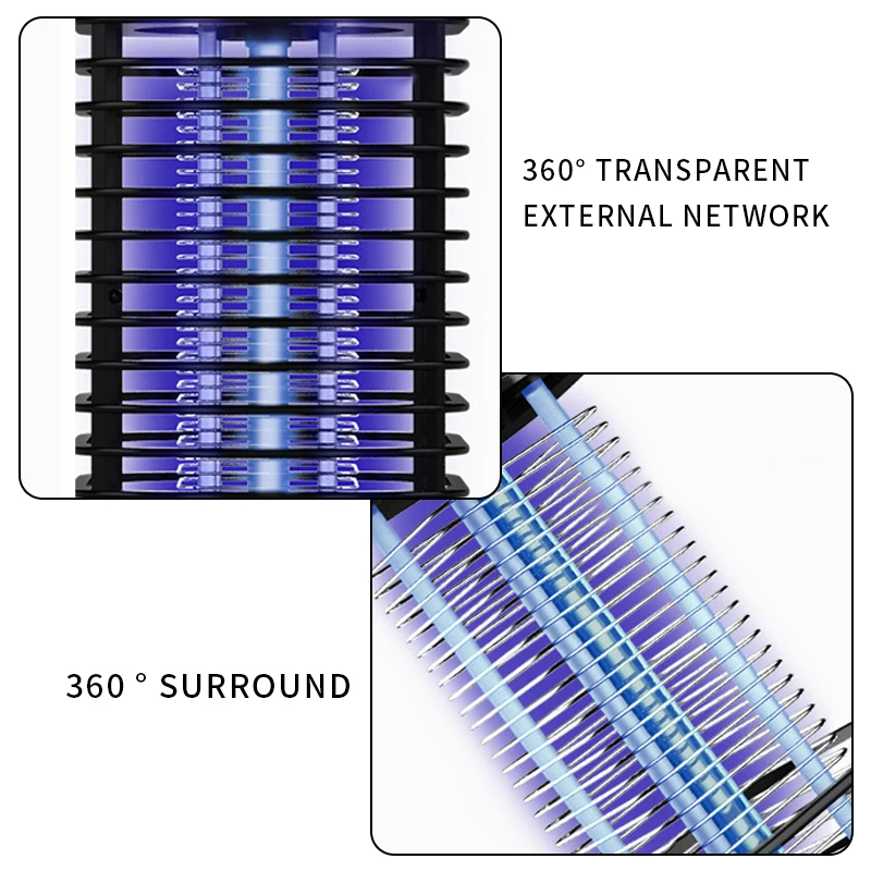 110 В/220 В портативный Электрический светодиодный светильник для уничтожения