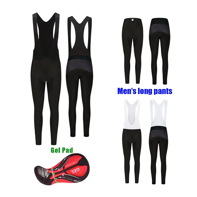 

Men's Lycra Bicycle Pants Summer Cycling BIB Trousers Gel Pad MTB Sports Tights Male Cycle Underwear Autumn Road Bike Clothing