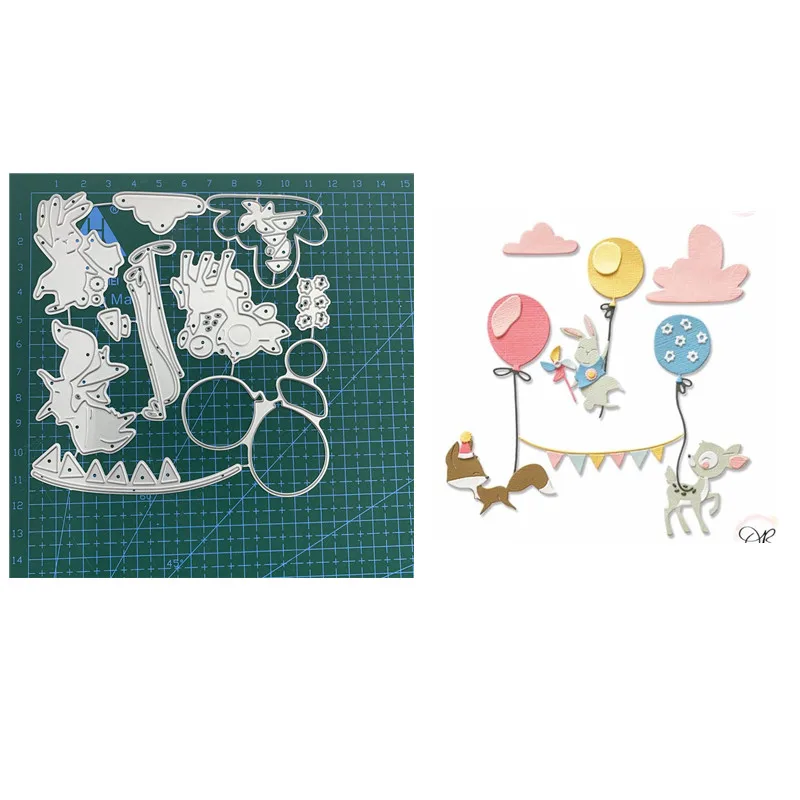 

Balloon Metal Cutting Dies For Cut Paper Craft Making Window Decoration Greeting Card Scrapbooking No Stamps 2022 New Arrival