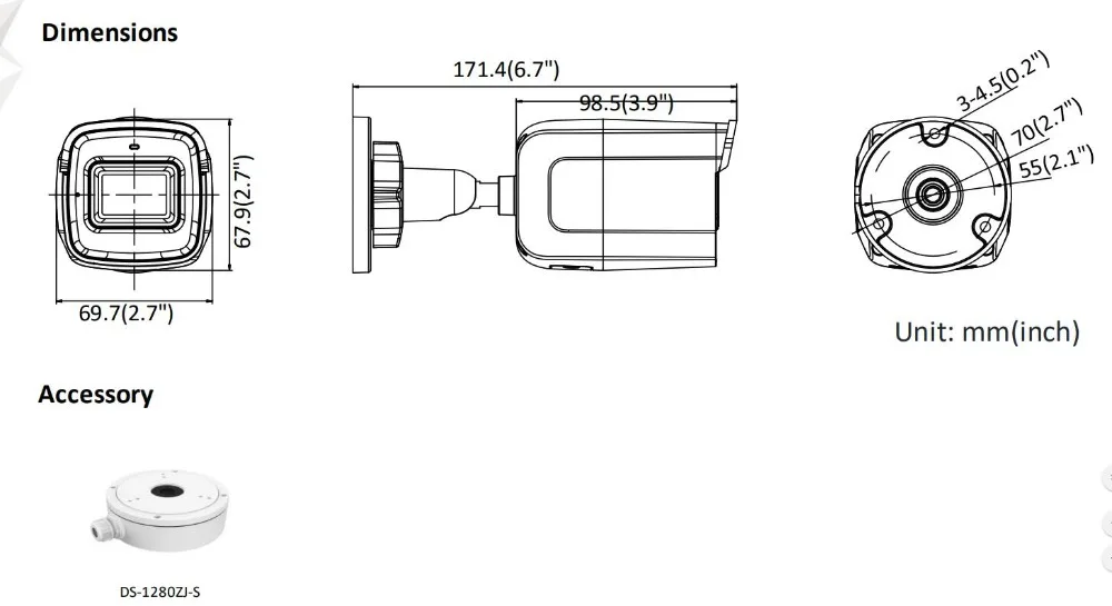 Оригинальная Hikvision Международная английская версия DS-2CD2041G1-IDW1 4 МП ИК фиксированная сеть пуля WIfi камера Встроенный микрофон