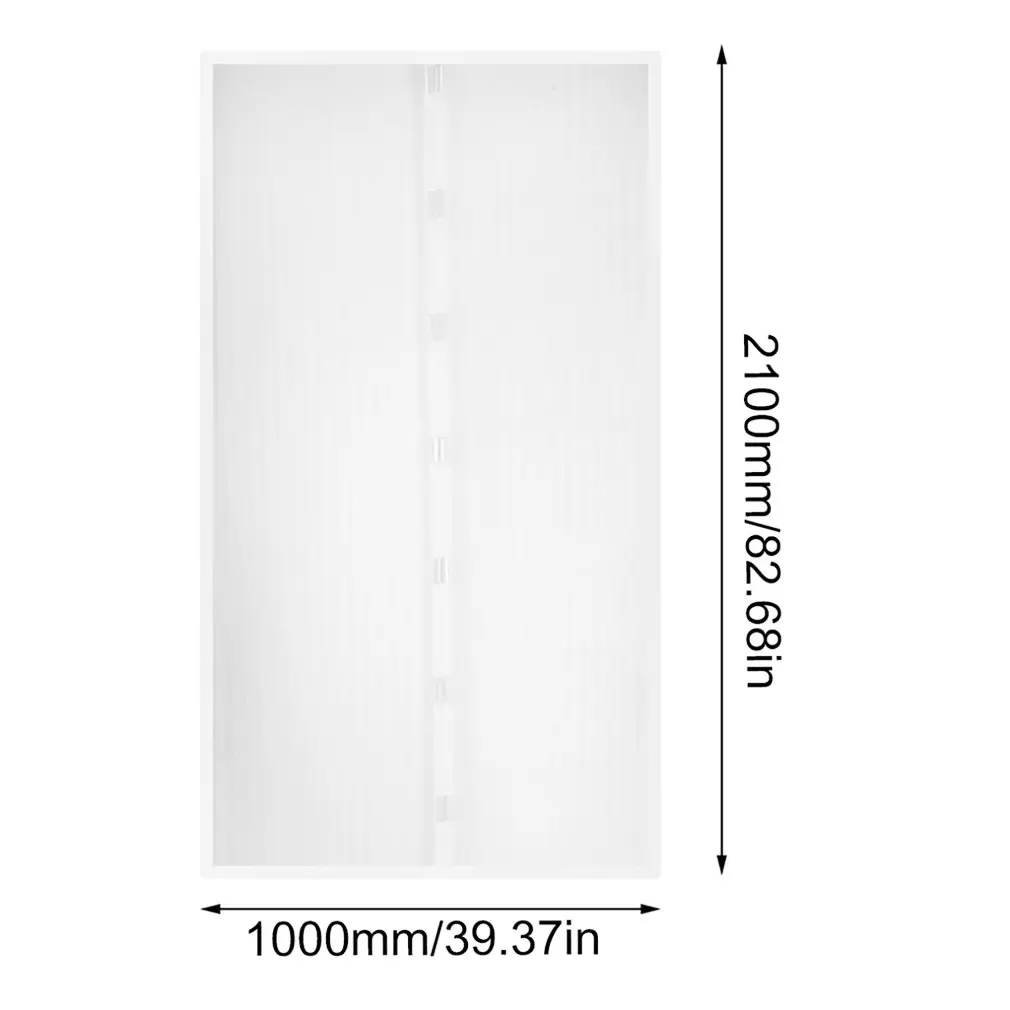 

Summer Anti Mosquito Insect Fly Bug Curtains Net Automatic Closing Door Screen Kitchen Curtains Black