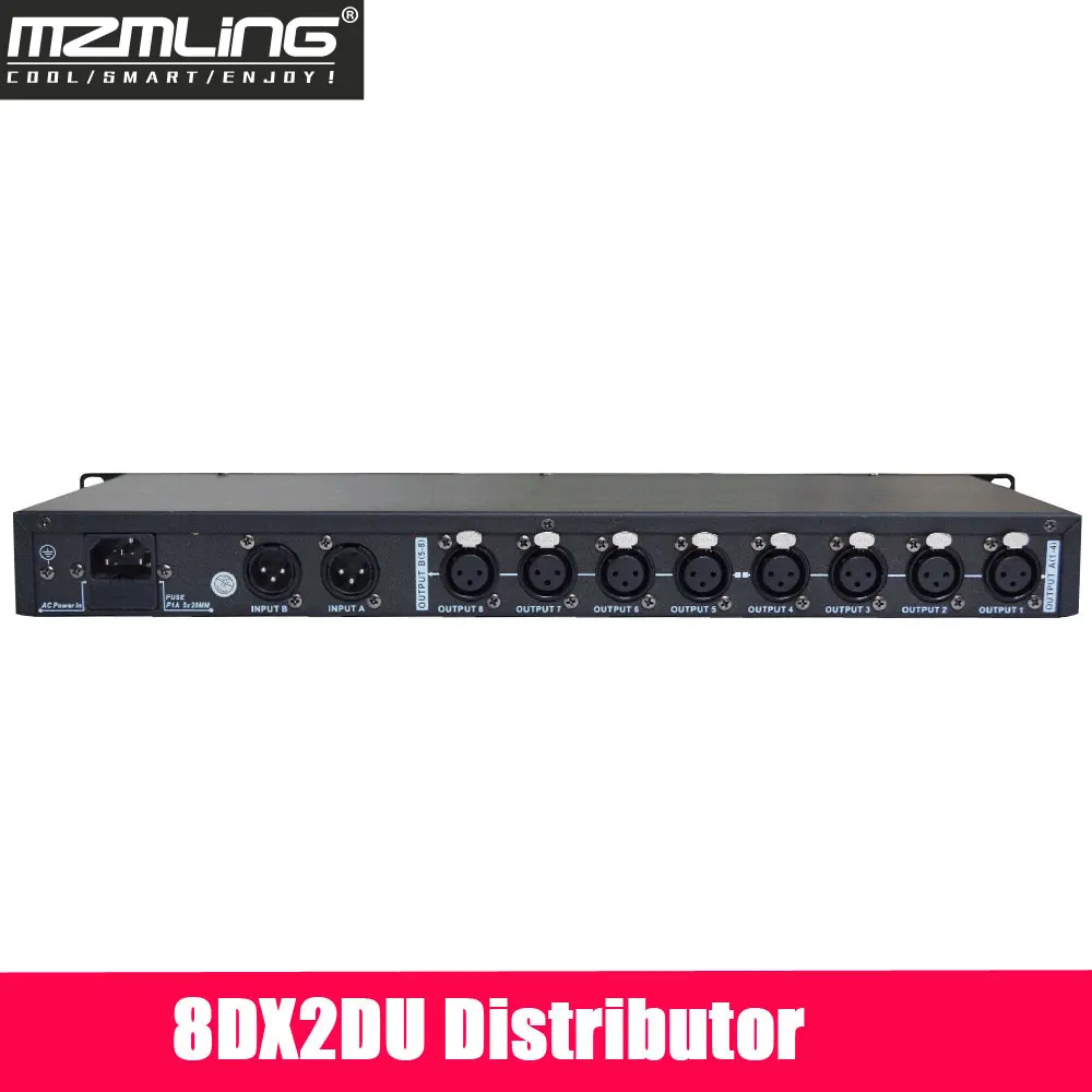 8DX2DU дистрибьютор DMX512 разделитель усилителя сигнала для подвижной головки