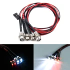 4 шт.лот Светодиодные ночные фары 5 мм и 3 мм для радиоуправляемых автомобилей