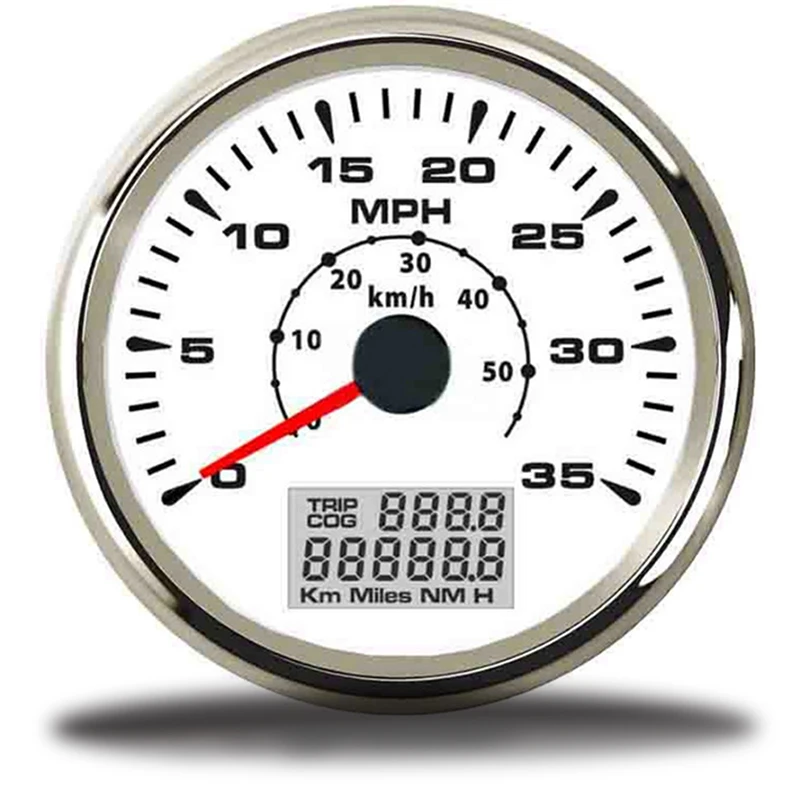 Водонепроницаемый датчик скорости 85 мм GPS для мотоцикла лодки автомобиля 35 миль/ч