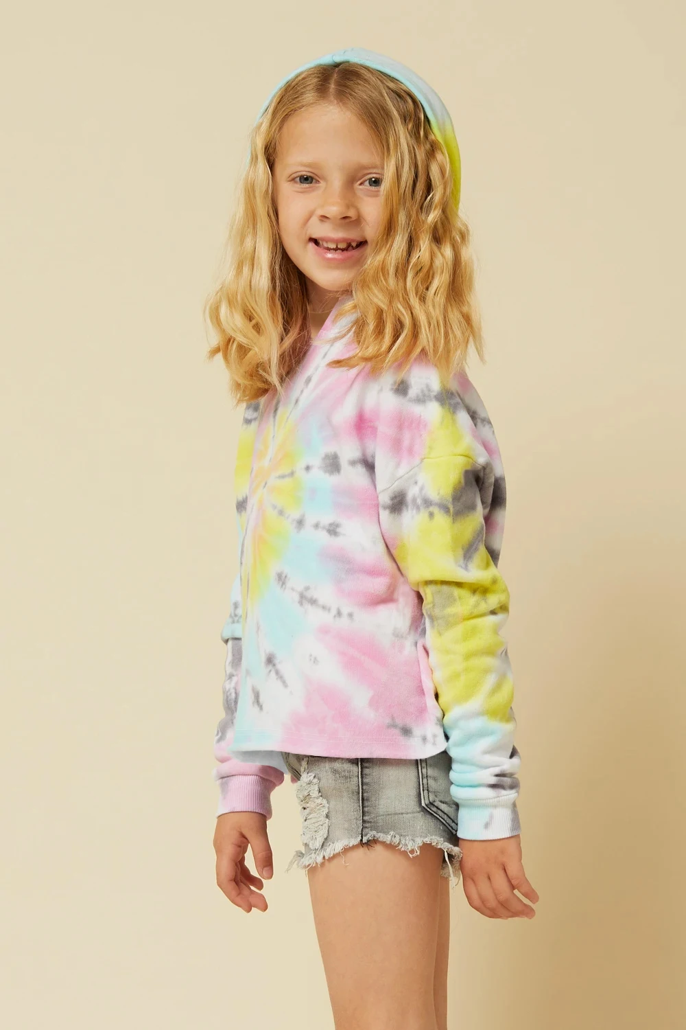 Модные короткие толстовки для девочек с объемным цветком детские пуловер в