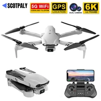 f10 gps drone with 4k 5g wifi live video fpv quadcopter flight 25 min rc distance 2km professional drone hd dual camera dron
