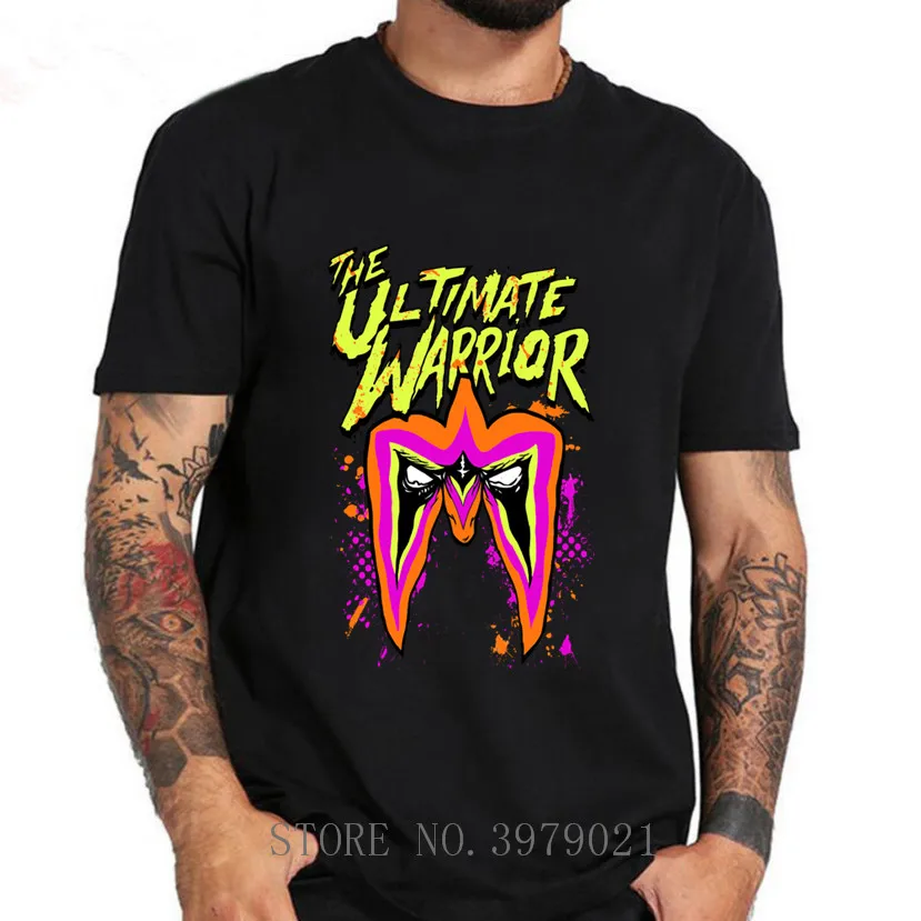 Футболка Ultimate Warrior Мужская Camiseta feminina verao 2018 POP забавная брендовая одежда футболка