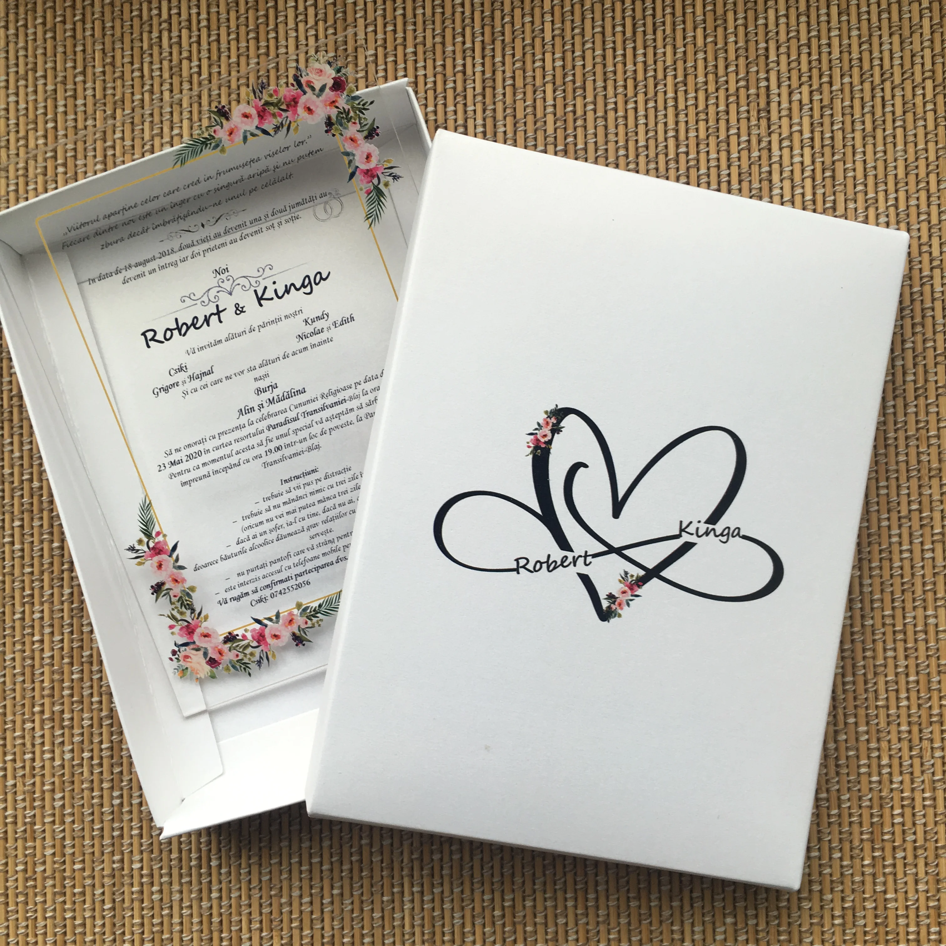 10 шт. цветочные стеклянные свадебные приглашения цветная печать на заказ карты с