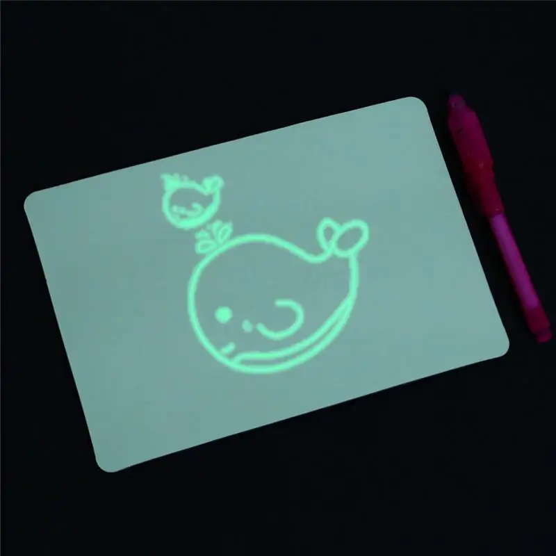 

Fluorescent Light Writing Pad Drawing Painting Board Educational Kids Child Toy Dropshipping
