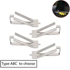 Зажим для стеклянной пластины MEGA, 12 шт.лот, стальной инструмент для зажима 3D-принтеров, платформа для подогрева, фиксатор типа ABC