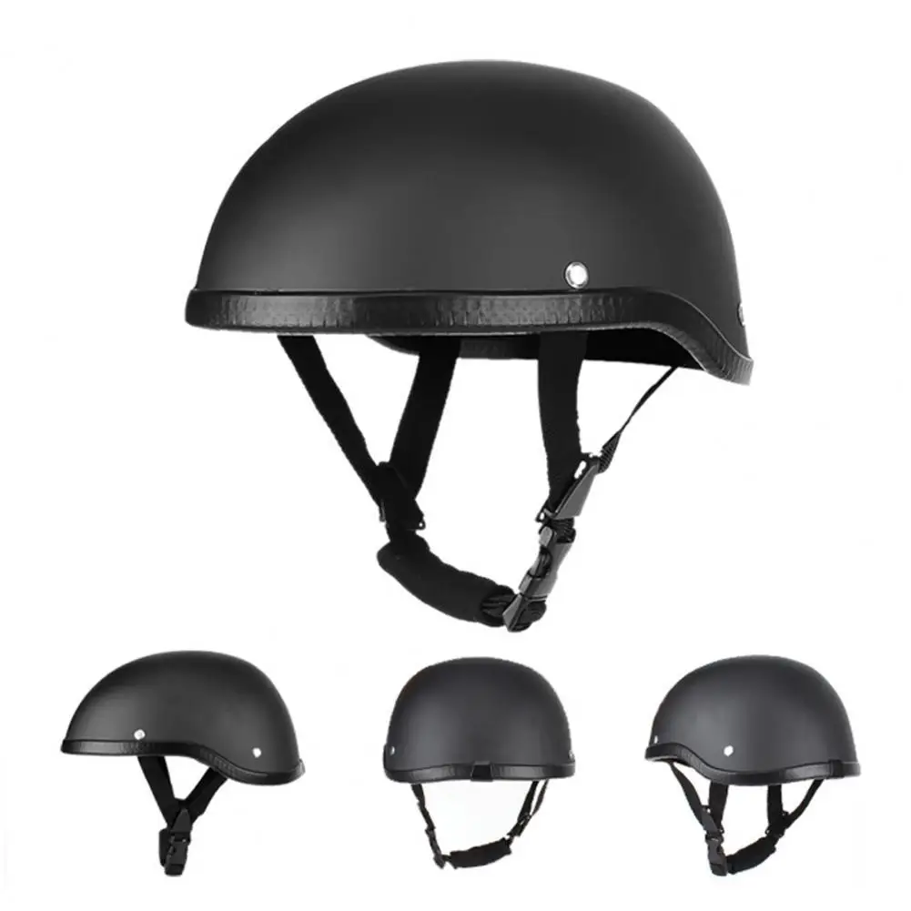 Reliable Durable Safe Helmet Vintage Quick Release Buckle ABS Open Face Half Helmet for Mountain Bike Motorcycle Accessories