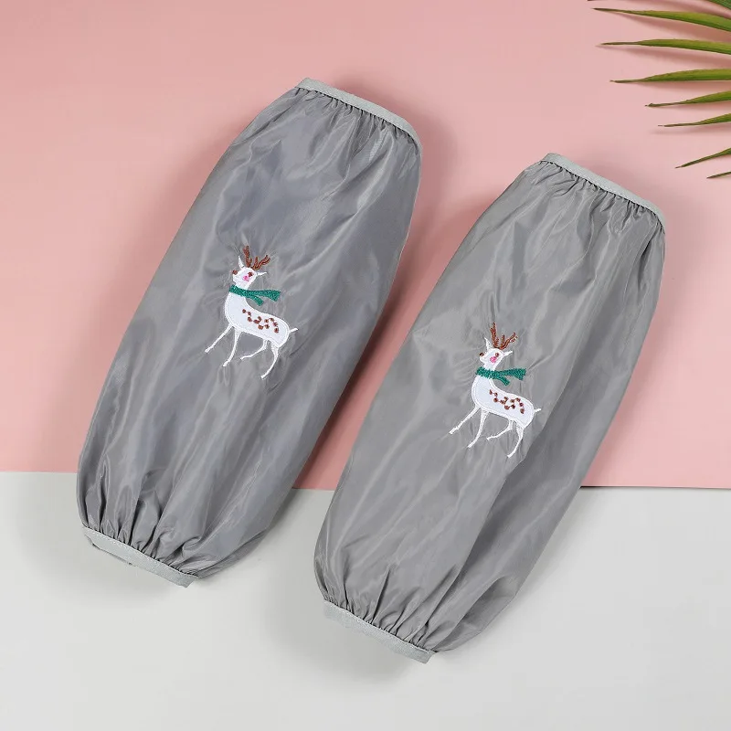 

Cute waterproof sleeves pink Women's sleeves antifouling sleeves kitchen sleeves Long sleeve for arms clean hand cuff wholesale