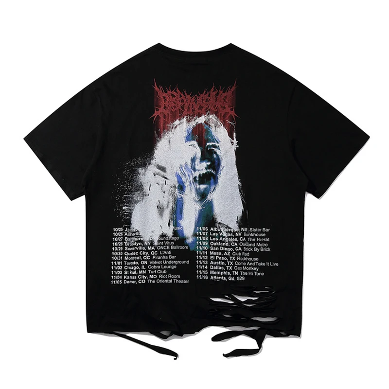 Plegie мужчин Письмо печати Футболка мужская Хип хоп Негабаритные Лоскутная Tshirts 2020