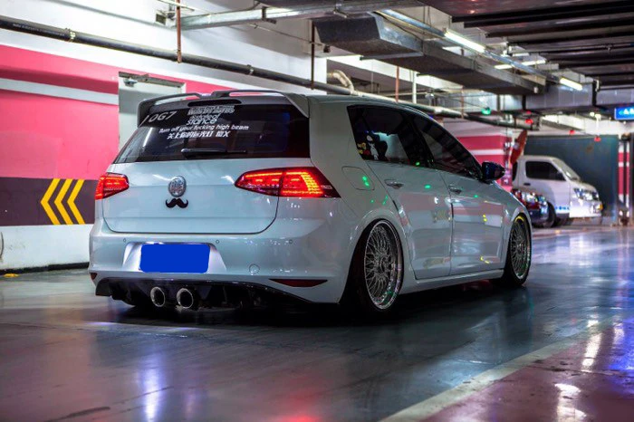 Спойлер для гольфа 2014 2018 Volkswagen Golf 7 5 ADGK спойлер из АБС пластика цветной задний