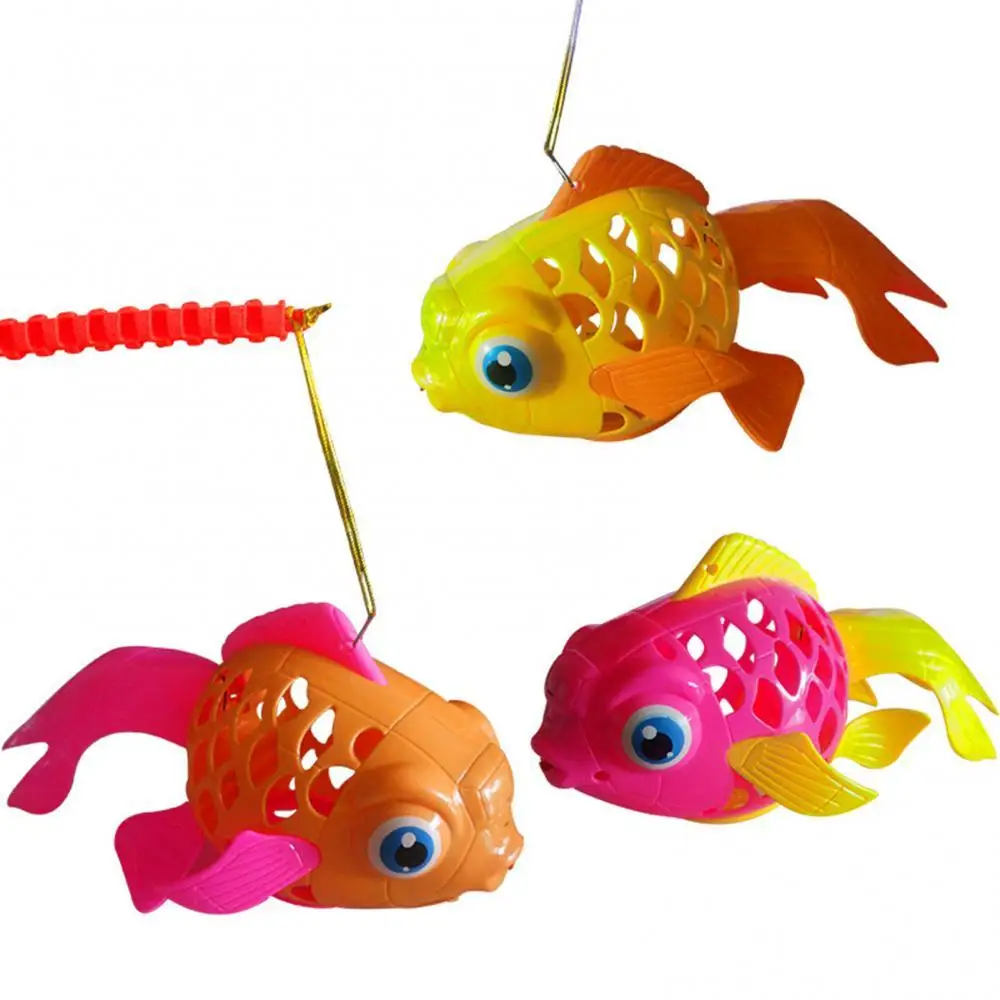 

Портативный мультяшный фонарь золотой рыбки светильник кой музыки праздничный Декор середины осени