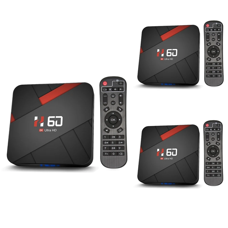 

ТВ-приставка на Android, 6K, H.265, медиаплеер, 3D видео, 2,4 ГГц, 5 ГГц, Wi-Fi, Bluetooth, Смарт ТВ-приставка, телевизионная приставка с европейской вилкой
