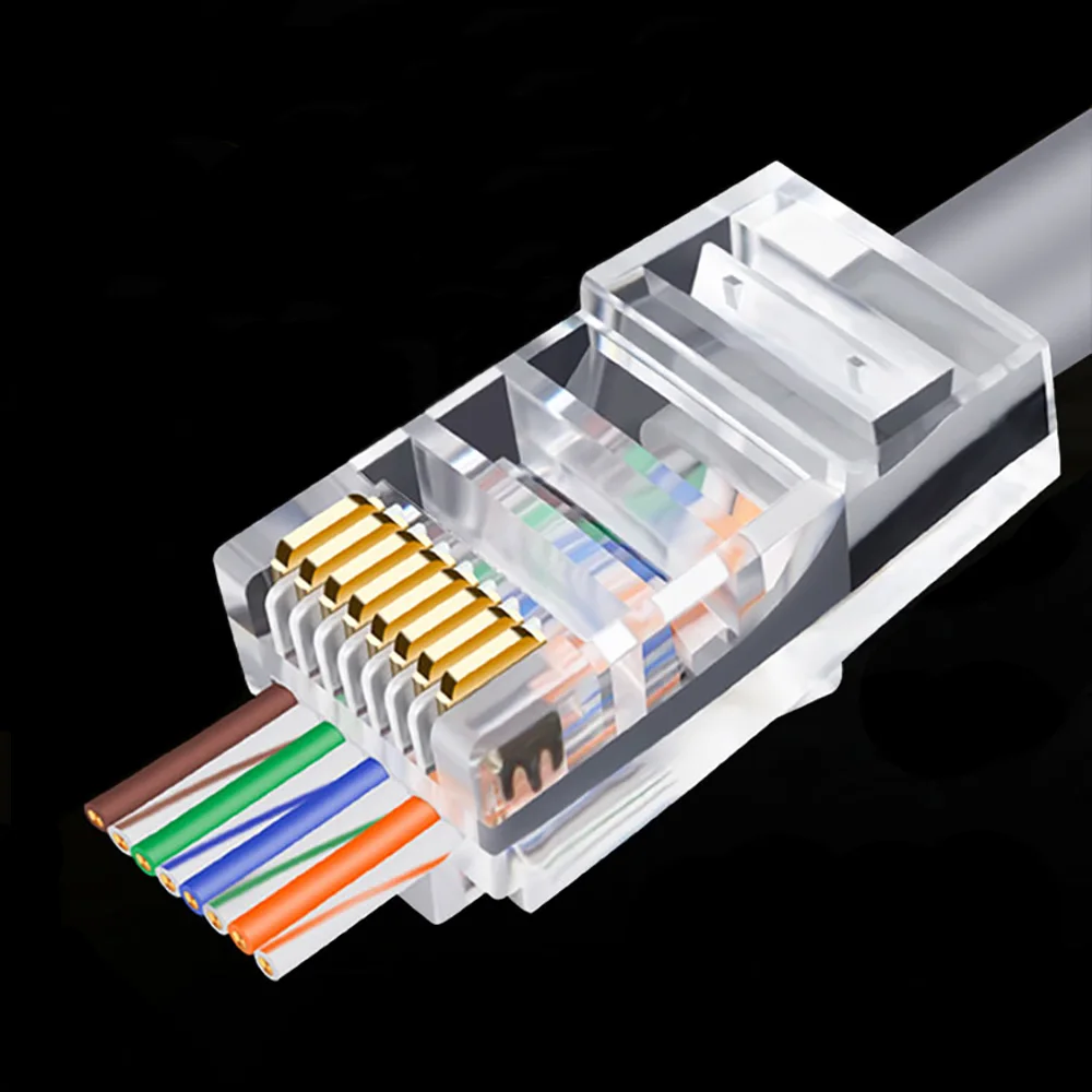 Позолоченные кабели Ethernet для разъема RJ45 6U 20/50/100 шт. |