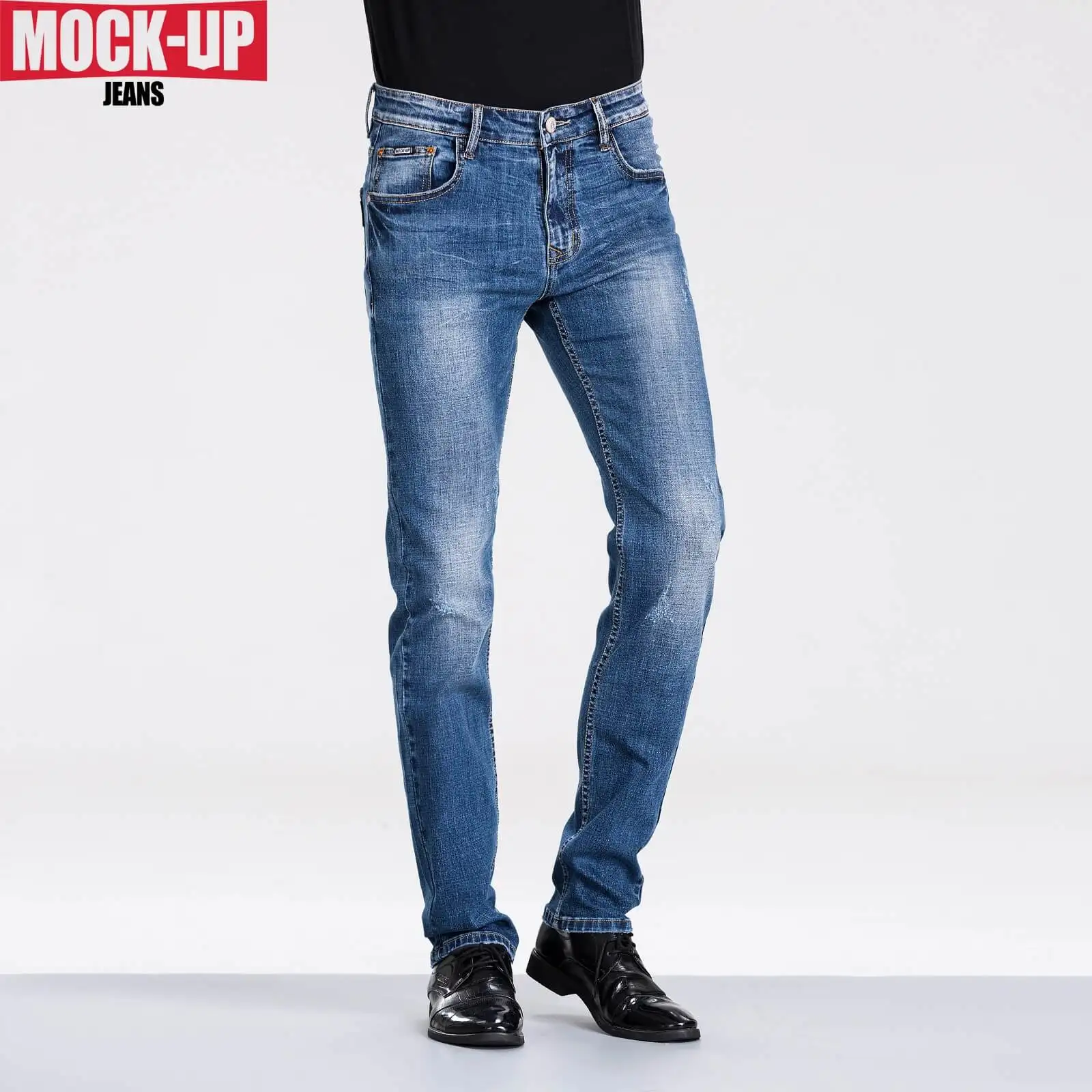 MUCK-UP бренд MDZ621 DSQPLEIND2 Dsq мужские джинсы повседневные зауженные джинсовые поцарапанные Высокое качество хлопок кнопки хип-хоп брюки