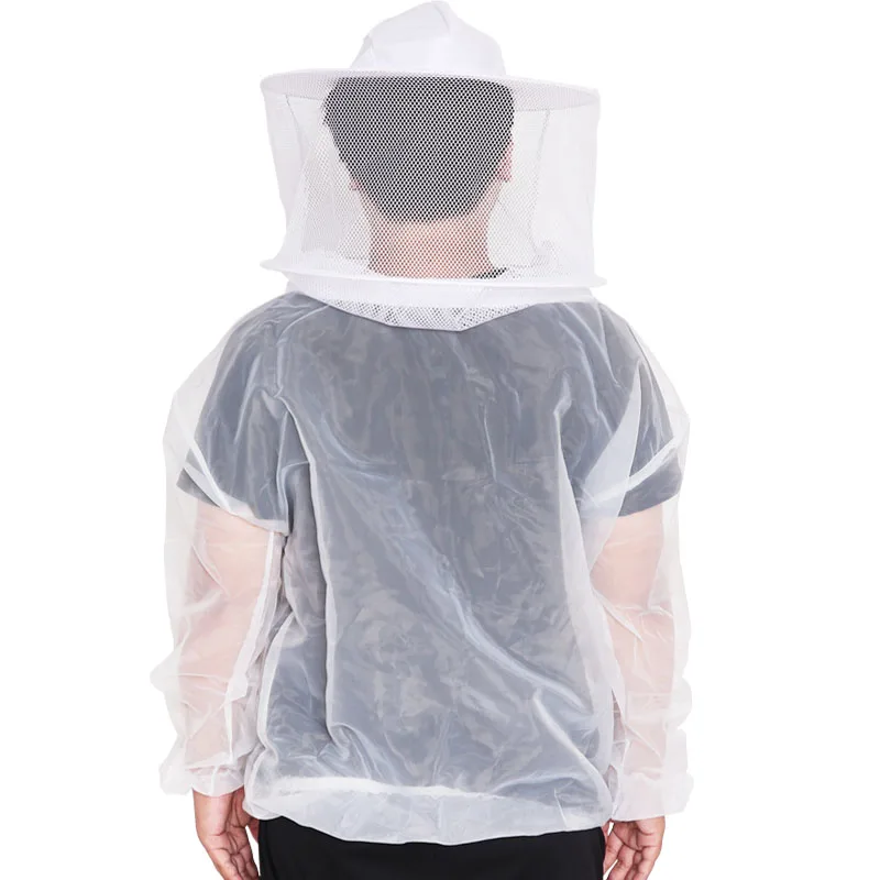 

Beekeeper Protective Suit Hat Mesh Veils Smock Beekeeper Beekeeping Anti-Bee Half Body Protective Clothes Bee Suit Equipments
