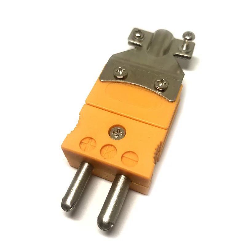 K-образный штекер и гнездо разъема термопары с зажимом |