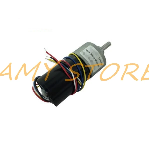 12-30V 24V 25W 5 проводов Скорость уменьшить с бесщеточным двигателем постоянного тока Шестерни мотор JGB37-3650 1280/800/425/266/216/142/88/60/47/29/15/9RPM PWM FG Pluse