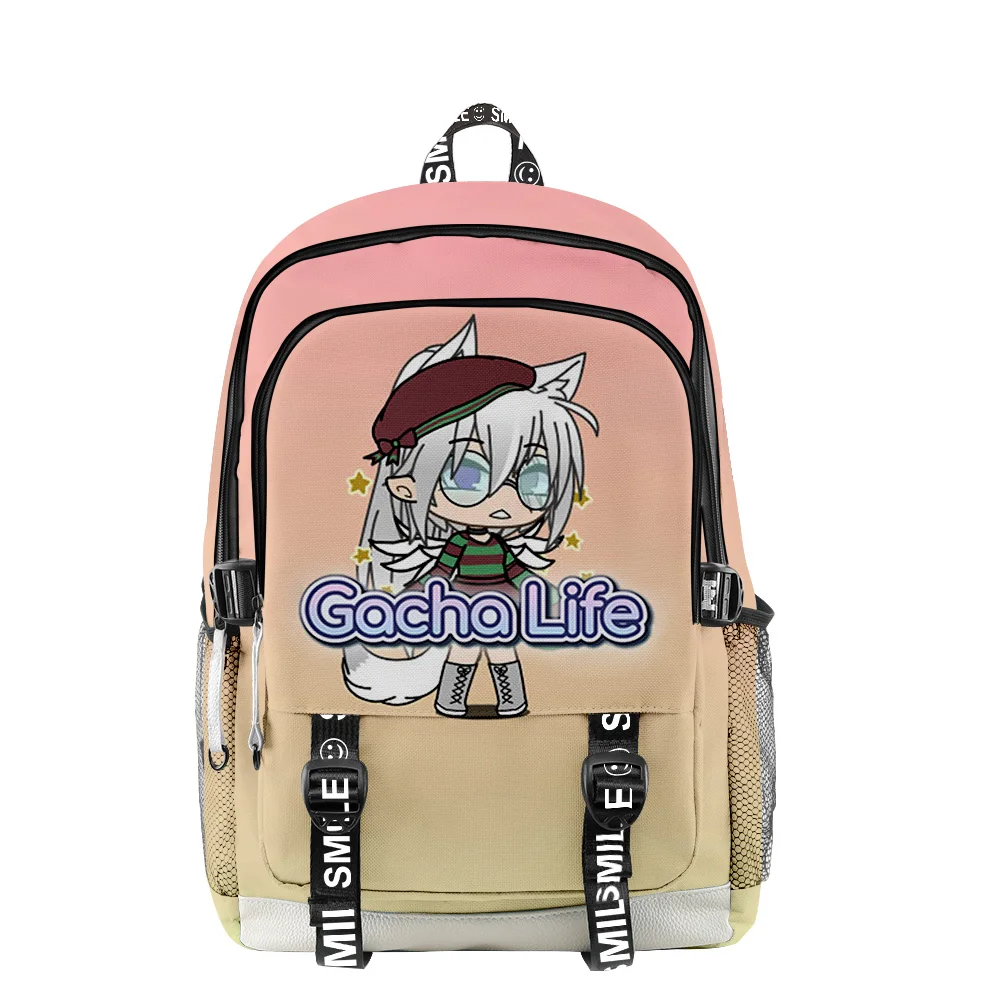 Водонепроницаемый школьный ранец для мальчиков и девочек Gacha Life дорожный рюкзак