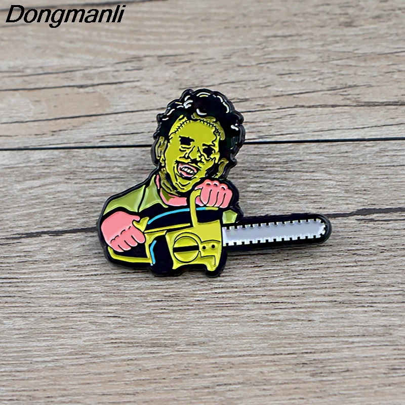 K623 кожаные зажимы для лица металлические броши и булавки эмаль булавка рюкзака