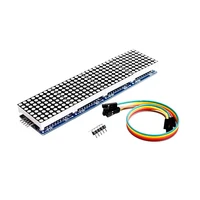 max7219 4 in 1 display microcontroller 5p line module fit for arduino dot matrix