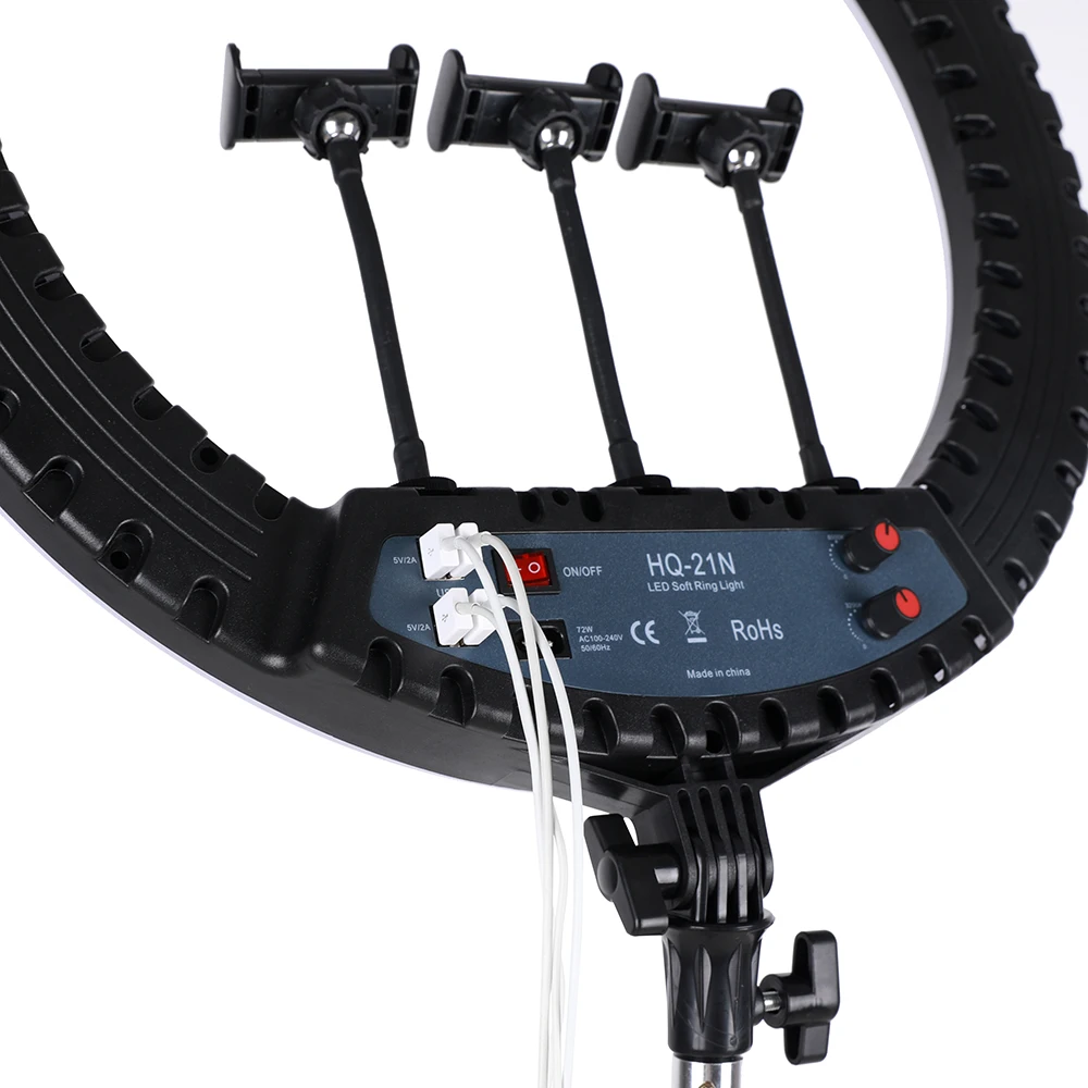 

14 inch single machine / three machine LED ring lamp bracket ring lamp self timer beauty lamp dimming brightness with tripod