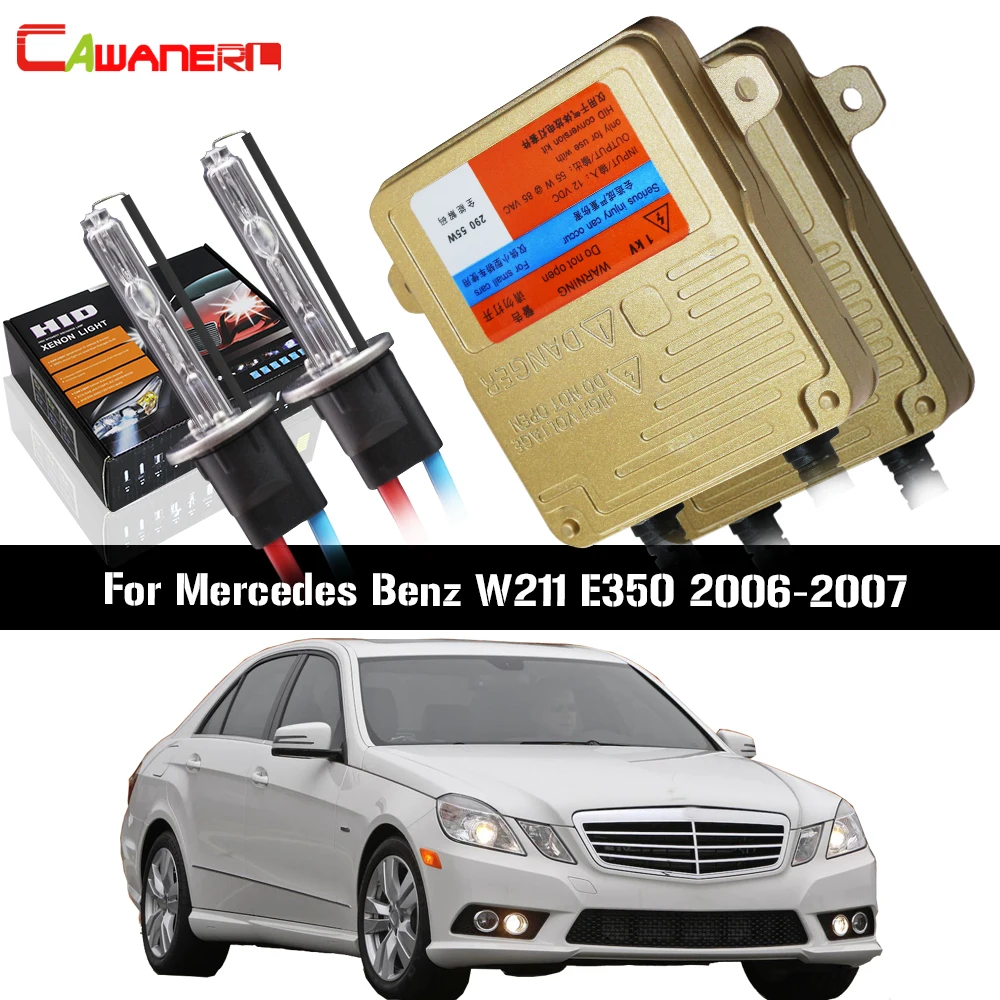 Cawanerl 55 Вт Авто HID Xenon комплект переменного тока без ошибки лампы балласт для Mercedes