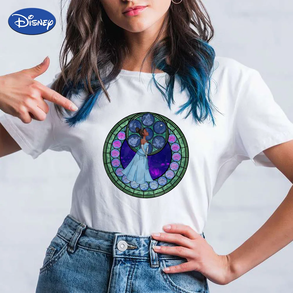 

Tiana Graphic T Shirts The Princess and The Frog Fashion Tops Ropa Aesthetic Disney Branded Tshirts Short Sleeve Y2K Well Being