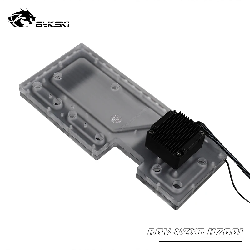 Акриловая доска BYKSKI для водных каналов раствор шасси серии NZXT блок ЦП