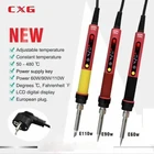 Профессиональный паяльник для подключения к светодиодный цифровой Регулируемая Электрический паяльник постоянная температура CXG E90W E110W E60WT