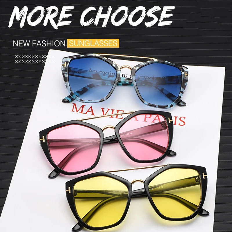 

Luxury Cat Eye Designer Sunglasses For Women Men Fashion Retro Classic Male Female Outdoor Driving Sun Glasses Eyewear Shades