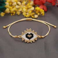 couple geometric love heart beaded bracelet miyuki millet beads handmade jewelry beads bracelets beads for bracelet couples gift