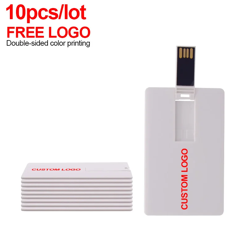 

10 шт./лот, бесплатная доставка, новая Кредитная карта, USB флеш-накопитель 64 ГБ, флеш-накопитель 32 ГБ 8 ГБ 16 ГБ 4 ГБ, карта памяти, подарок