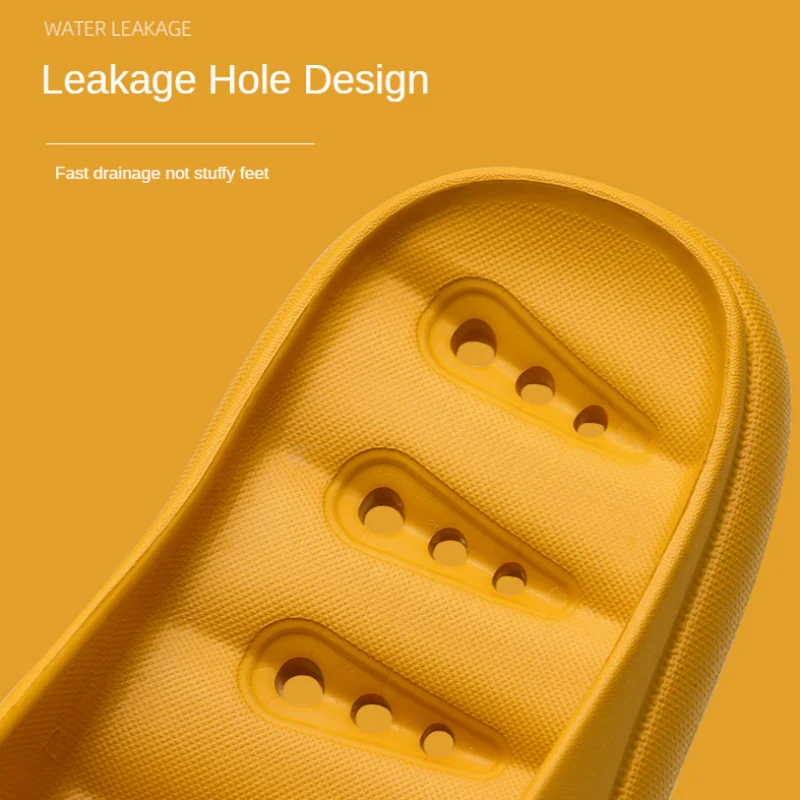 

Slippers Women Summer Non-slip Sandals Thick Shoes Beach Slides Shower Soft Sole Men Bathroom Claquette Platform Sandalias