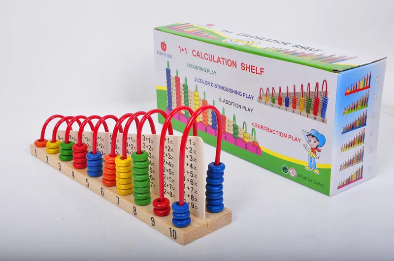 Фигурка деревянная игрушка для малышей образовательная рамка abacus 1 + расчёт