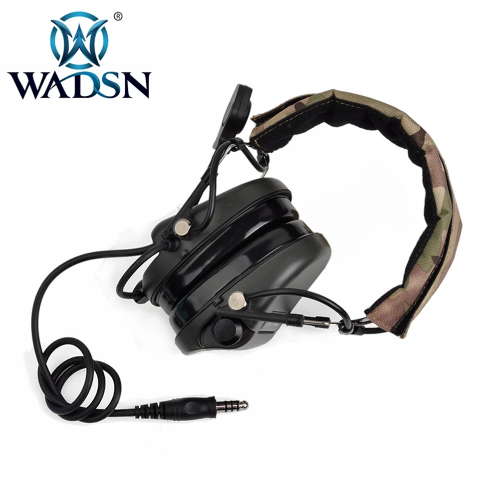 WADSN Tactical TEA Hi Threat Tier 1 Softair гарнитура военная авиация шумоподавляющие гарнитуры