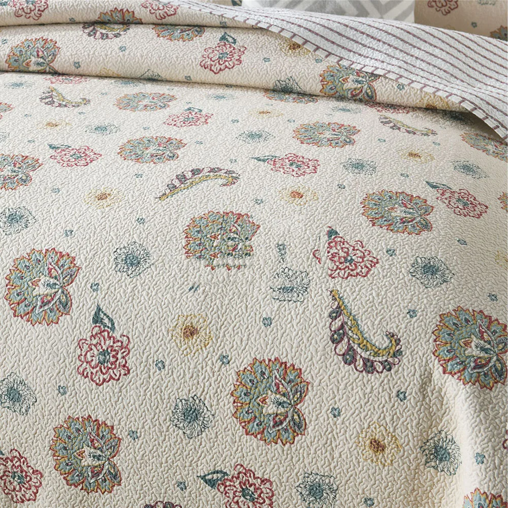 Хлопковое стеганое одеяло покрывало на кровать 3 шт. наволочка Королевский