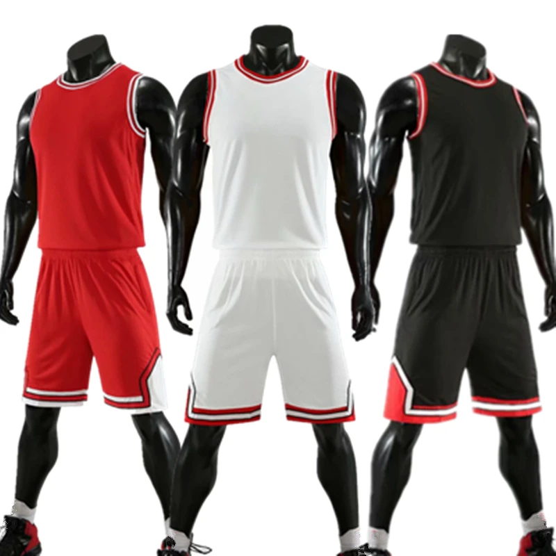 kids Adult Basketball Jersey Set Child Men Basketball Uniform  Training Wear Basketball Vest & Shorts Sports suit Team Custom