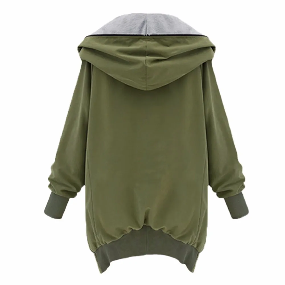 VOLALO 2 цвета женские вязаные толстовки с капюшоном Женское зимнее пальто верхняя