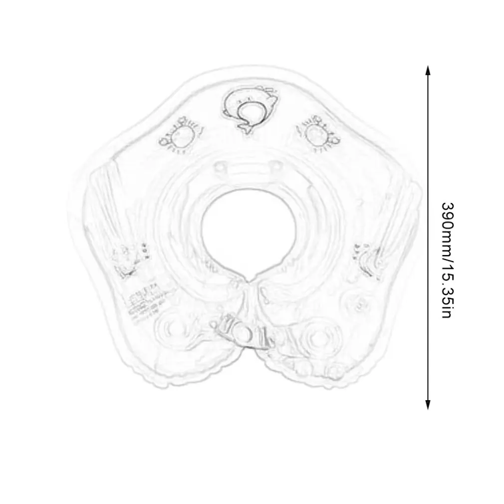 Accesorios de nataci&oacute;n para beb&eacute;s, anillo de cuello, tubo de seguridad infantil, flotador circular para el ba&ntilde;o, flamenco inflable, agua inflable-5