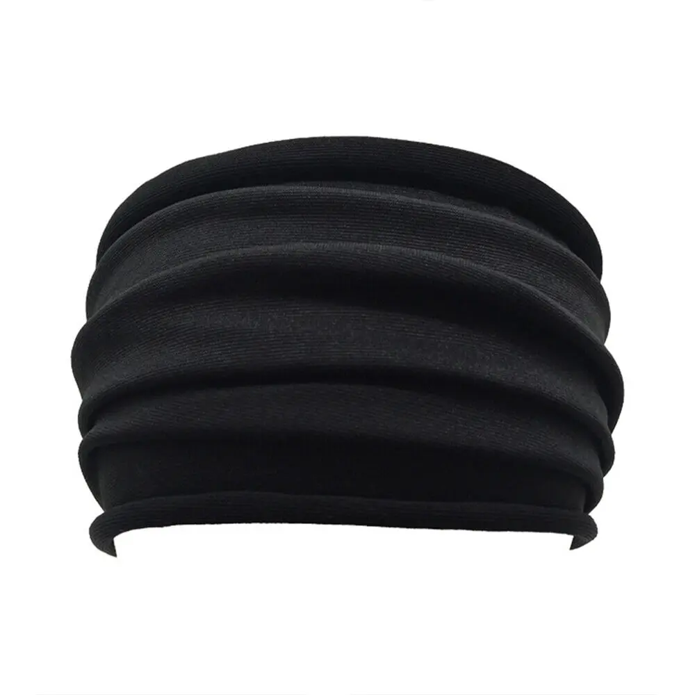 

Women Yoga Sport Wide Headband Elastic Boho Hair Band Head Wrap Wristband Turban Running Wide Sports Accessories