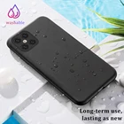 Противоскользящий матовый чехол для iPhone 12 11 Pro Max, черный офисный чехол для телефона, мягкий защитный чехол из ТПУ для iPhone 12 mini