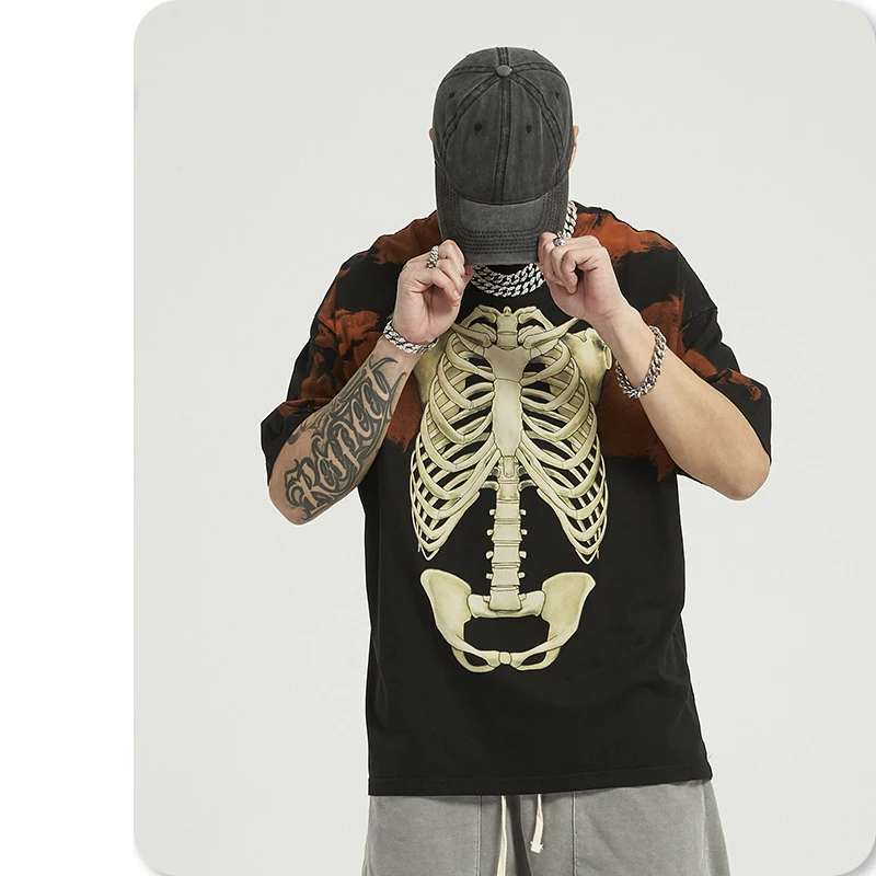 Футболка Мужская/Женская хлопковая в стиле хип хоп с коротким рукавом|Футболки