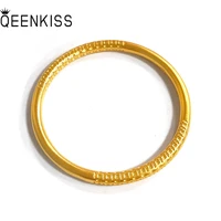 qeenkiss bt5222 fine jewelry wholesale fashion woman girl bride birthday wedding gift vintage fortune 24kt gold bracelet bangle
