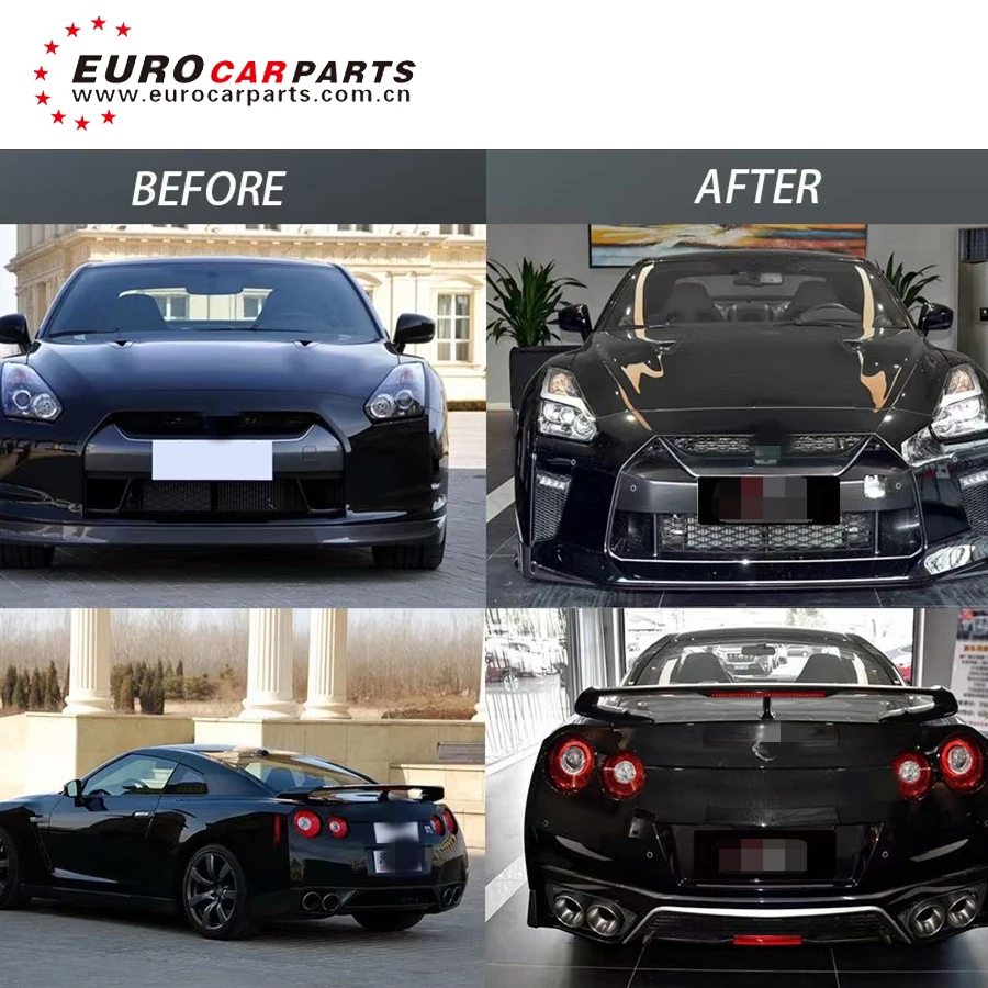 Высококачественный старый для нового кузова Gtr R35 обновленный автомобильный