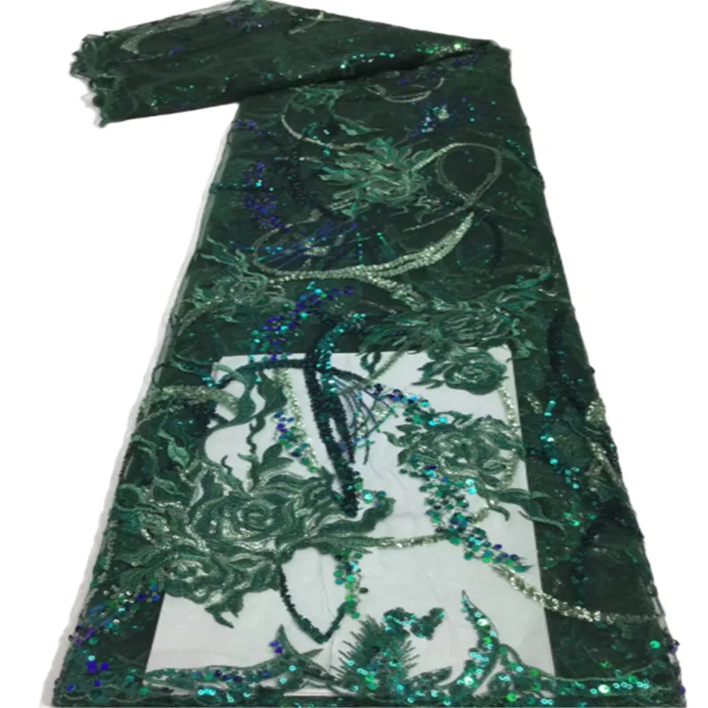 (5 ярдов/шт.) Высококачественная Женская золотистая французская сетчатая